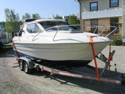 Продам кабинный катер c диз двигателем + трейлер