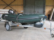 Лодка BRIG BALTIC с мотором, на прицепе